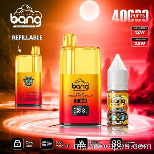 Bang 40000 Minyak boleh diisi semula borong vape